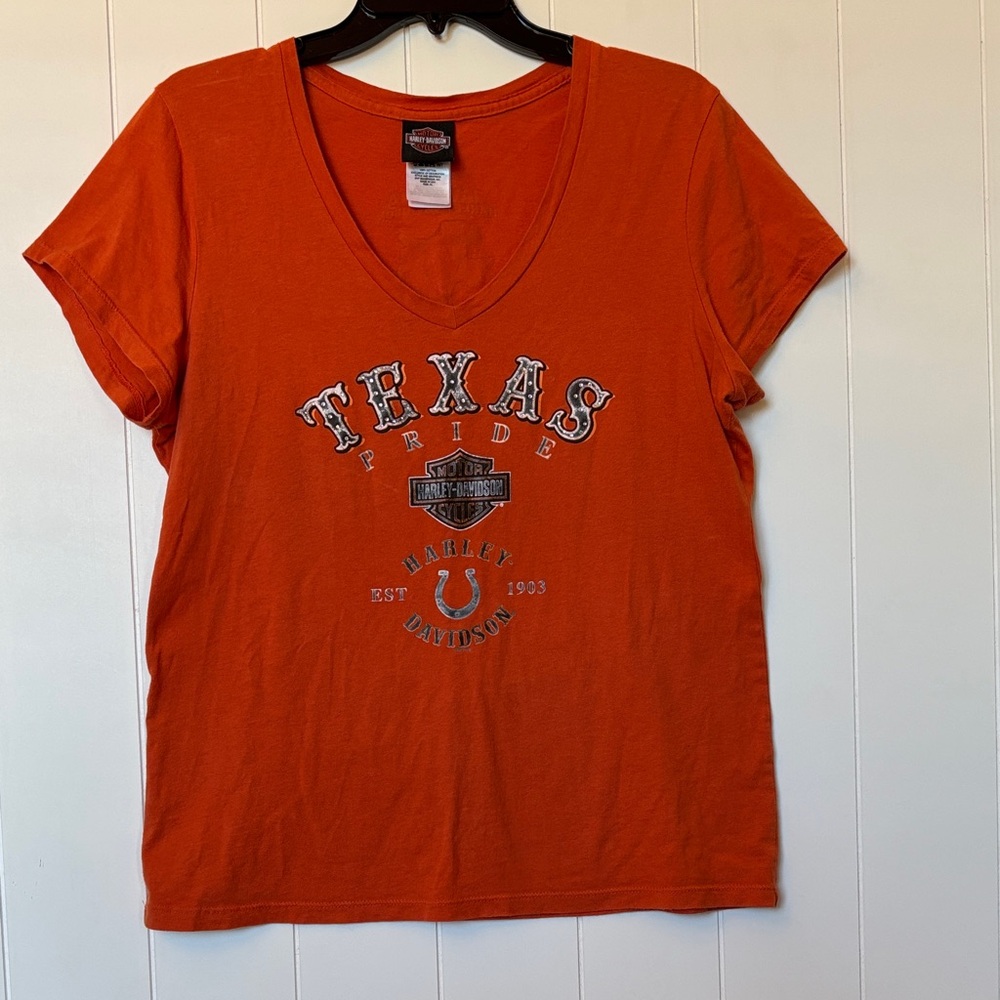 Harley Davidson X Texas Women’s Tee! Size XL
